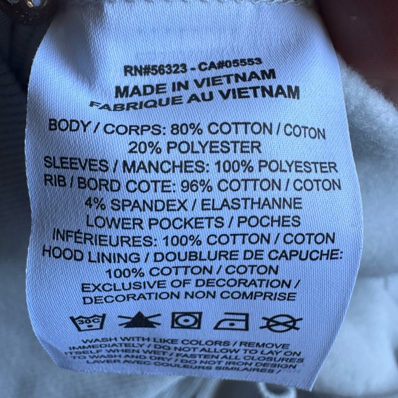 Nike Cream Hoodie with Silver Zipper - Picture 9 of 16